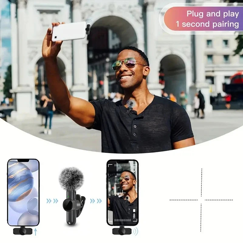 Wireless Mobile Lavalier Microphone