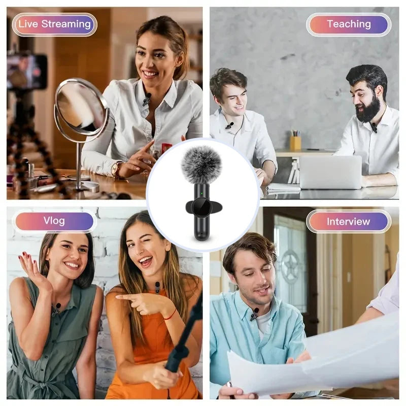 Wireless Mobile Lavalier Microphone