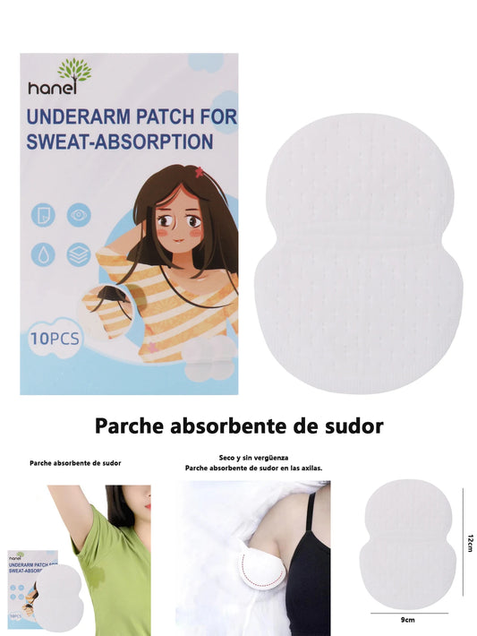 10 Units Underarm Clothing Sweat Care Perspiration Pad Absorbent Shield Deodorant Pads Sk-2460