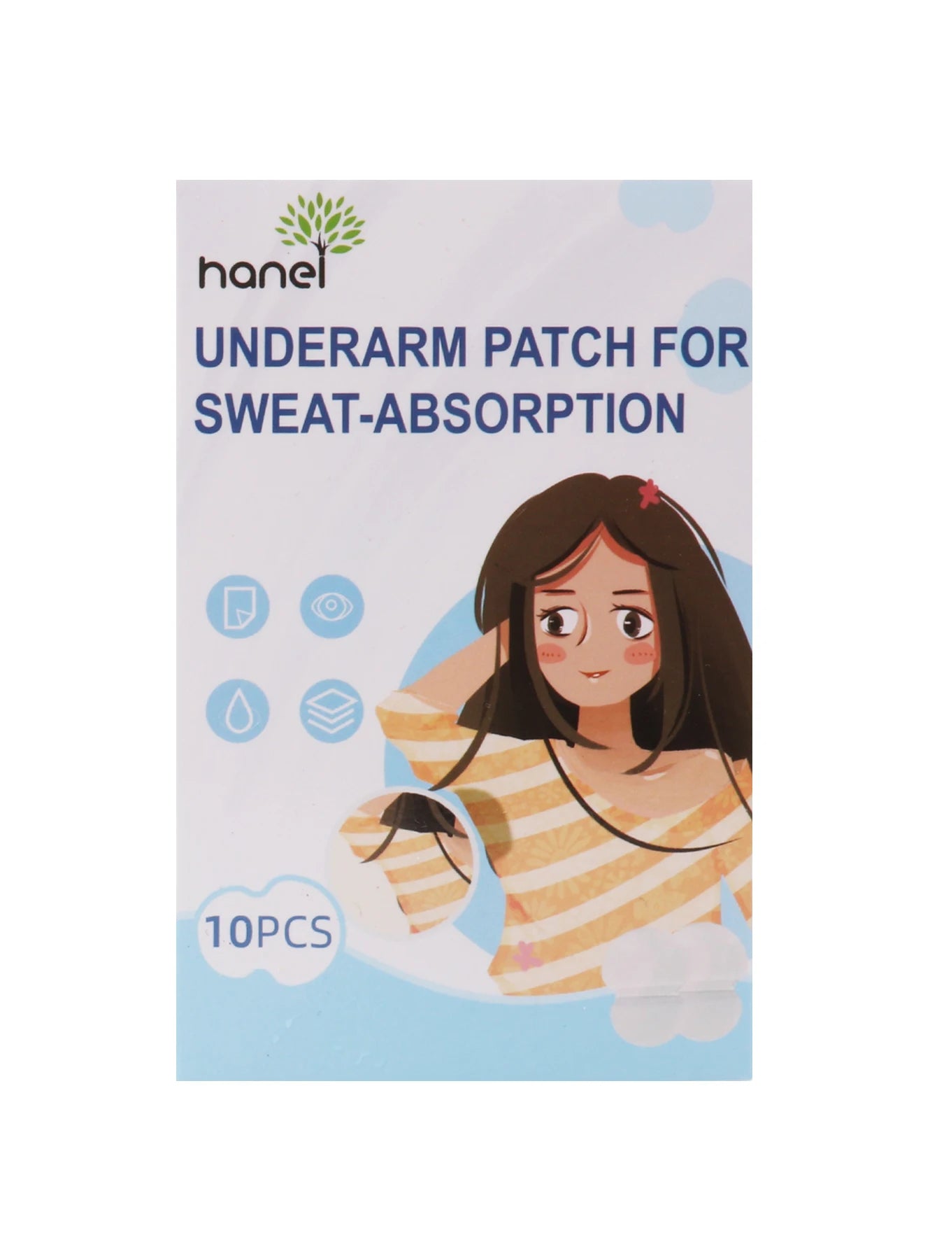 10 Units Underarm Clothing Sweat Care Perspiration Pad Absorbent Shield Deodorant Pads Sk-2460